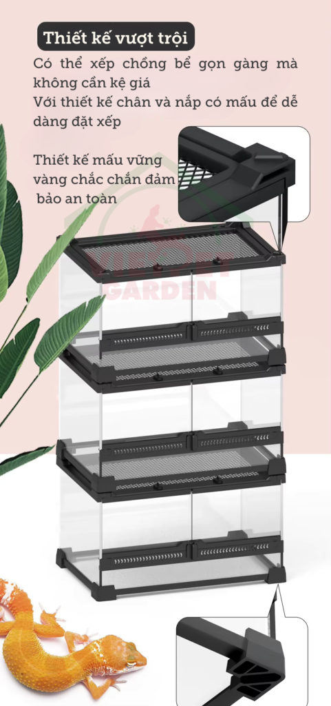 Bể kính cho bò sát YL11