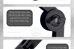 Kẹp đèn đôi hút kính chuyên dụng cho chuồng nuôi bò sát cảnh bằng đui xoáy có thể sử dụng cho các loại đèn sưởi, UVA/UVB, đèn sưởi sứ, đèn sưởi đêm, ngày đều được Đui đèn được làm bằng sứ chịu nhiệt nên độ bền sẽ cao hơn các loại kẹp đèn làm bằng đui nhựa khác. Đặc biệt kẹp đèn có thể quay được 360 độ. Kẹp hút bể kính tiện dụng ko cần chỗ gài, chỉ cần mặt kính phẳng là có thể hút rất chặt  2 công tắc riêng cho 2 bóng đèn tiện dụng 
