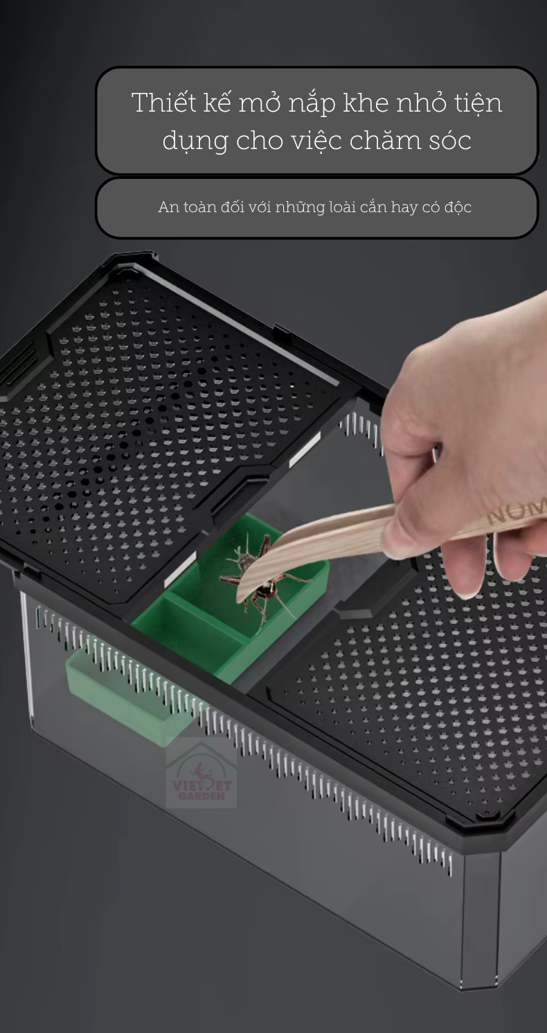 Hộp nuôi bò sát H14 Vietpetgarden (3) Hộp nuôi bò sát